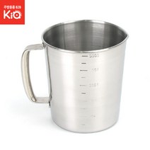 스텐계량컵 비커 대형 조리용품 홈베이킹 제빵용품, 스텐계량컵(LK) 3000ml