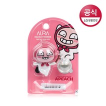 아우라 카카오 프렌즈 차량용 방향제 통풍구형 어피치 (플라워바이플로럴)