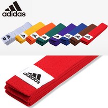 Adidas 색띠 유급띠 한번띠160 합기도 adidas color-belt 태권도복, 홍띠