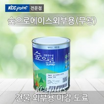 KCC 숲으로 에이스 외부용 0.9L(무광) 내부용 벽화 베란다 외부수성페인트, yellow(HF0090)