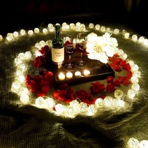 제이토리 LED 프로포즈 생일 파티 용품, 08.LED 와이어 전구 5M_웜색