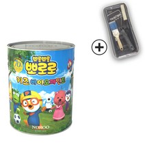노루페인트 뽀로로 키즈 바이오 페인트 0.9L 반광 간단세트, 뽀로로 블랙