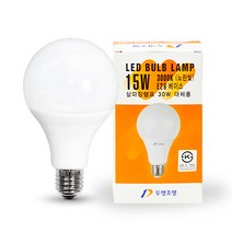 두영조명 LED 전구 15W, 전구색(웜화이트), 1개