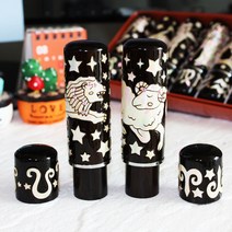 인터넷도장방 벽조목 고급 자개 12궁 별자리 큐빅도장 법인 인감 수조각 수제도장, 게자리