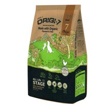 바우와우 오리지7 유기농사료 2kg, 소고기, 소