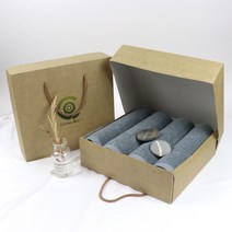 코튼알리오 호텔수건 클래식4p 선물세트, 그레이, 4개
