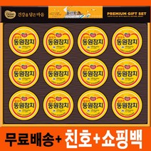 동원 친100호 참치통조림 선물세트 + 쇼핑백, 1세트