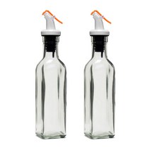 시노글라스 사각오일병 오렌지 250ml 2개세트, 단품, 2개