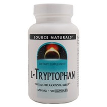 소스내츄럴스 L-트립토판 500mg 캡슐, 90개입, 1개