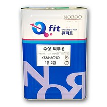 노루페인트 KSM 6010 1종 2급 외부용 수성페인트 18L 무광, 화이트1, 1개