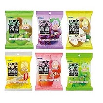 오리히로 곤약젤리 파우치 1박스(12봉지) 8가지 맛, 배 (6개입) x 4봉지+키위 (6개입) x 4봉지, 청포도 (6개입) x 4봉지