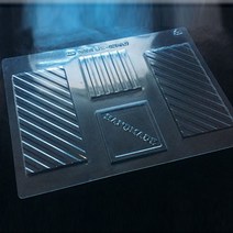 다하임 바크 초콜릿 만들기 재료 모음, 1개, 바크초코렛몰드(패턴4구)마이비02