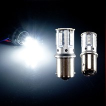 삼항LED 12V-24V겸용 3030 21발 LED전구 램프 깜빡이등 브레이크등, 더블타입 화이트LED, 1개