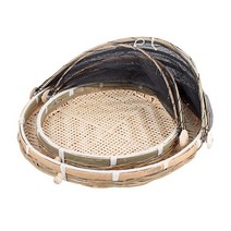 더담고 원형 덮개 채반 2P/생선건조망 나물건조망 채소건조망