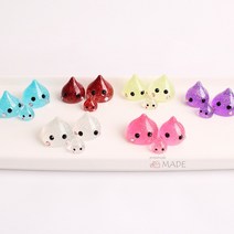 프로사부작 물방울파츠 데코파츠 석고방향제재료, 퍼플물방울3개입, 1개