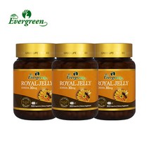 에버그린 로얄 젤리 10HDA 30mg 300정 3병