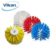 바이칸 탱크원형솔 원형밤솔 바닥솔 다용도브러쉬 탱크청소 배관청소, 노랑