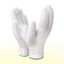 장갑이네 얇은 색사 칼라 표백 도트 작업 면장갑 목장갑, 면장갑 45g 10켤레, 1개