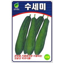 청농종묘 적환20일무 씨앗 600립 - 붉은무 빨간무 래디시 씨, 30_수세미(30립)