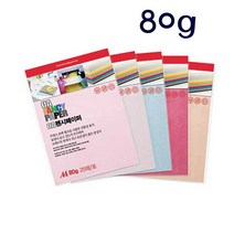 두성 A4 칼라OA팬시페이퍼 80g 25매포장, 25매입, 02 연미색
