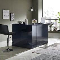 모던탑21 멀티 기본형 홈바 세트 (홈바2개) 아일랜드식탁 바테이블 홈바/아일랜드식탁, 멀티 기본형 홈바세트:우측형/네이비