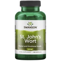 스완슨 세인트존스 워트 375mg 캡슐, 120개입, 1개
