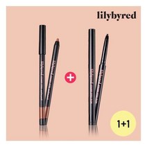 (1+1)[릴리바이레드] 스태리아이즈 젤 아이라이너+슬림 아이라이너, 상세 설명 참조, 선택1:슬림 1호(L023A) / 선택2:젤 16호(L022A)