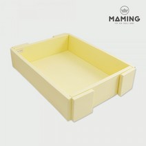 마밍 익스트림 스피드 범퍼침대매트 페브릭 범퍼침대 특대형 유아용 놀이 안전매트 놀이방매트, 02.크림레몬