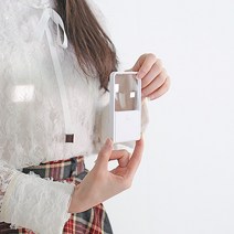 휴대용 카드타입 비구면렌즈 LED독서등 돋보기 확대경, 단품