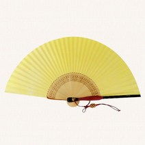 전주부채공방 [명품가죽 합죽선] 황칠선 무형문화재선, 1개