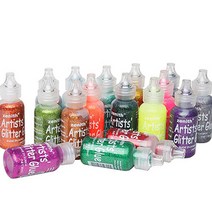[제니스] 글리터젤 36ml 낱색 색상선택 - POP재료 반짝이젤 POP 글리터겔 페이스페인팅 반짝이풀, 20.멀티