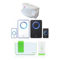 무선 LED 차임벨 초인종, 08_오페라 블랙 송신부, 1개, 1개