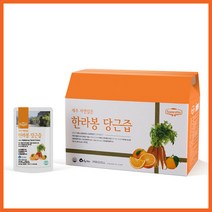 제주 자연담은 한라봉당근즙 100ml x 30포 과즙/야채즙/건강/식품/주스, 단일 수량