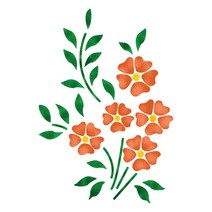 대문닷컴 [대문닷컴]스텐실도안(ST-3100)들에 핀 꽃