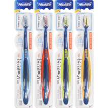 니치칫솔 24개묶음모음 날개달린칫솔 이에스라인 사이버 알파 슈퍼소프트 웰빙슬림모, 날개달린 칫솔 24개