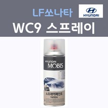 순정품 현대 LF쏘나타 WC9 화이트크림 스프레이(2개 세트) 붓펜 자동차 차량용 카 페인트, 2개, 200ml