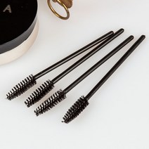 보냄 일회용 마스카라 브러쉬 50P, 1개, 블랙