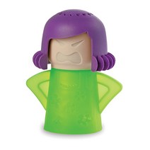 아이디어픽 엥그리마마 전자레인지 클리너, 초록색 마마, 1개