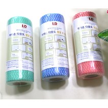 다온텐 뜯어쓰는 롤 행주 50매 랜덤색상, 1개