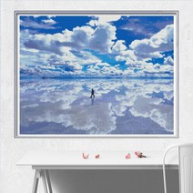 큐브아트 우유니소금사막의여정 (80x65cm전체사각) 대형보석십자수