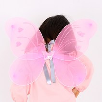 쉬폰나비날개(핑크) 엔젤 천사 날개, 핑크