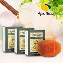 [루키스토어] Apis-Brasil 아피스브라질 그린 프로폴리스 비누 95g 3개 - I190326, 본상품선택, 1, 1
