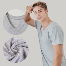 마른파이브 모달촉촉 남성 브이넥 박스 반팔티