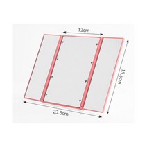핑크 3면 입체 조명거울, 상세설명참조