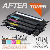 삼성 컬러 CLX-3175NK 프린터용 비정품토너, 1개, 3. CLT-Y409S 노