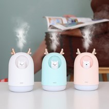 펫 휴대용가습기 미니가습기 USB가습기 강아지 소형가습기 무드등기능, 댕댕이가습기 / 인디핑크