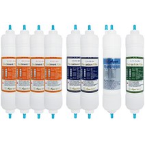 AQUA정수기 50GPD 역삼투압정수기필터 8개세트 하루정수량 180L