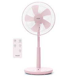한경희생활과학 초미세풍 발터치 리모컨 컬러 선풍기 HAAN-HDC230