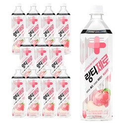 링티 링티제로 복숭아맛, 12개, 1L