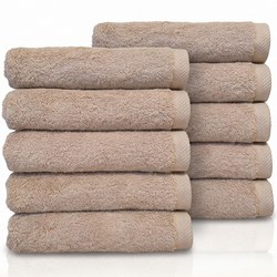 하나코튼 무형광 호텔수건 40수 코마사 200g, 10개, 오트밀 베이지